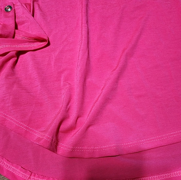 New Dear Scarlett Lizzy Dress shirt Blouse Hot Pink - Picture 5 of 7